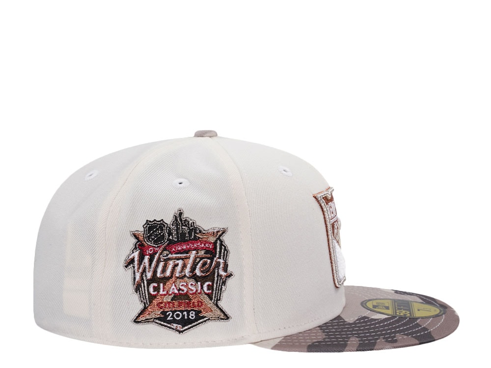 New Era New York Rangers Winter Classic 2018 Chrome Camo Edition 59Fifty Fitted Gorra