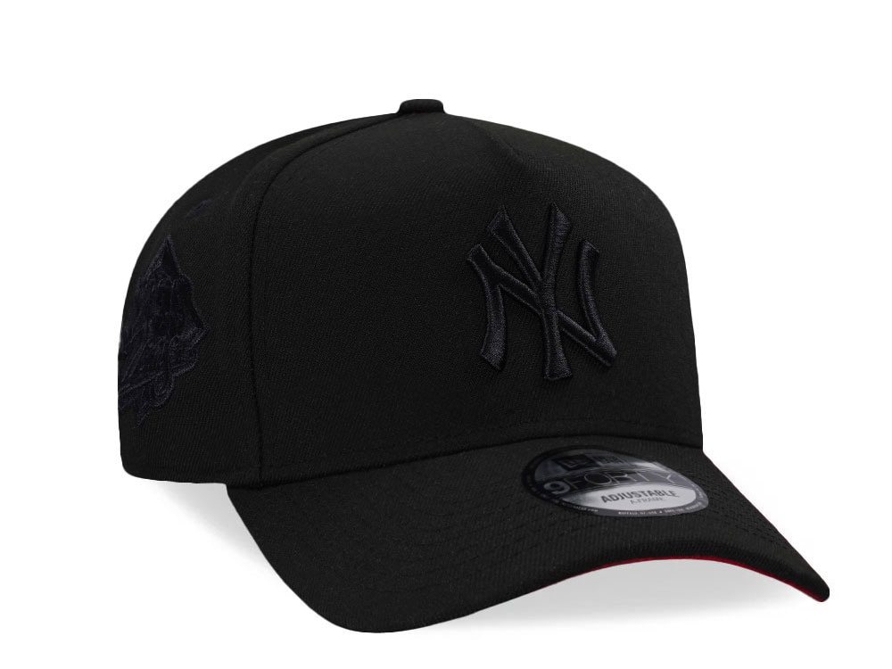 New Era New York Yankees World Series 1999 Black Out Red Edition 9Forty A Frame Snapback Gorra