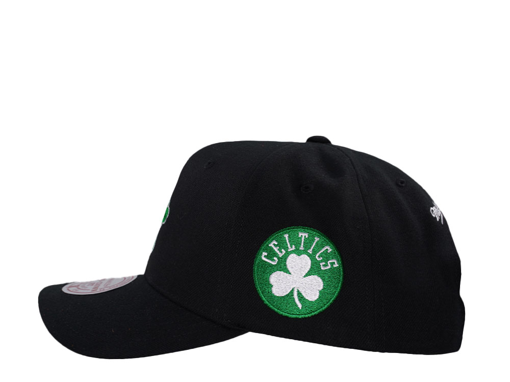 Mitchell & Ness Boston Celtics Pro Crown Fit Black Snapback Gorra