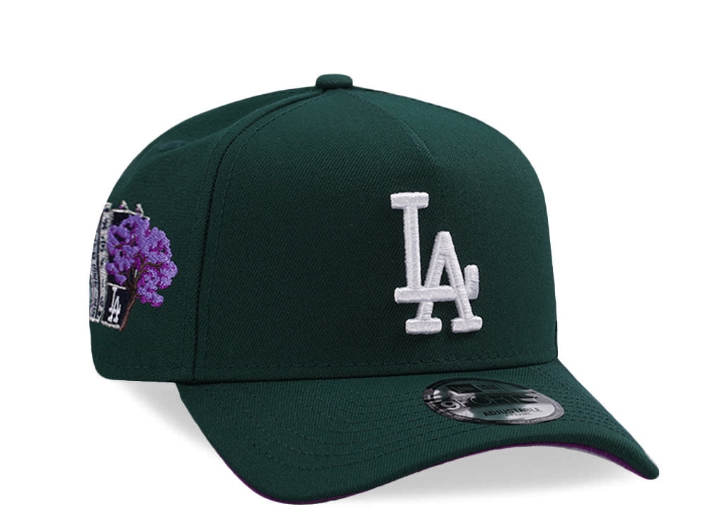 New Era Los Angeles Dodgers Tokyo Series 2025 Dark Green Prime Edition 9Forty A Frame Snapback Gorra