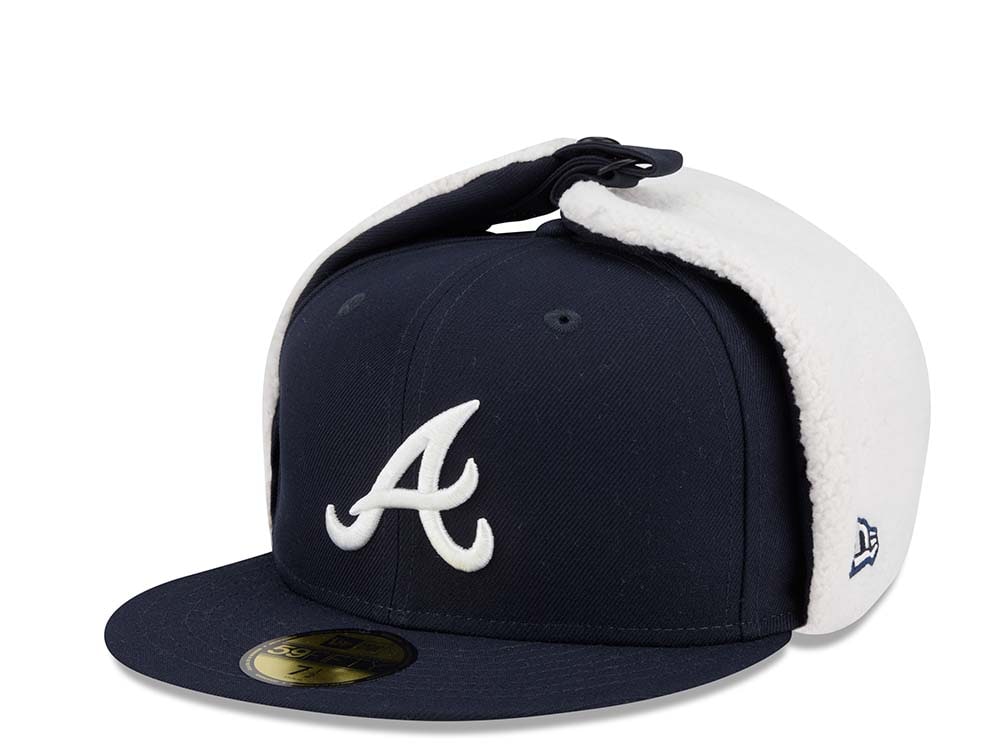 New Era Atlanta Braves Classic Navy 59Fifty Dogear Fitted Gorra