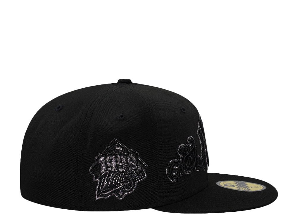 New Era New York Yankees World Series 1999 Metallic Black Prime Edition 59Fifty Fitted Gorra