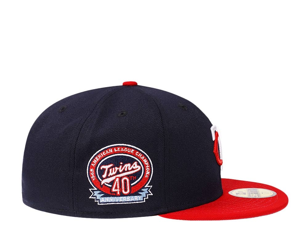 New Era Minnesota Twins 40th Anniversary Two Tone Classic Edition 59Fifty Fitted Gorra