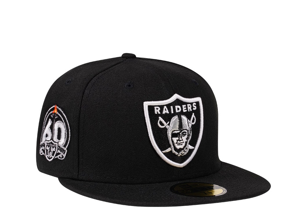 New Era Las Vegas Raiders 60th Season Black Red Edition 59Fifty Fitted Gorra