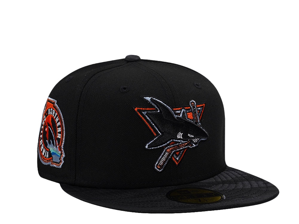 New Era San Jose Sharks Northern California Black Prime Edition 59Fifty Fitted Gorra
