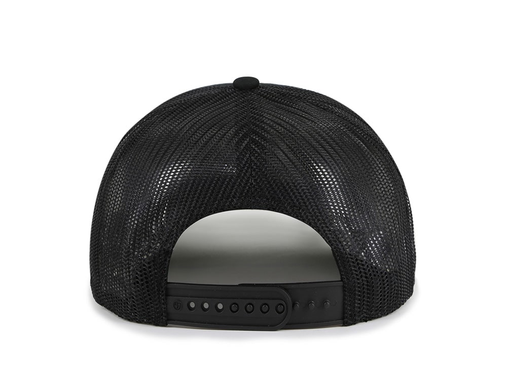 47Brand Anaheim Ducks Black Trucker Hitch Snapback Gorra