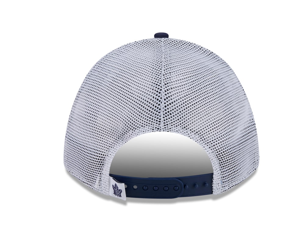 New Era Toronto Maple Leafs Official Team Color Edition 9Forty M Crown A Frame Trucker Snapback Gorra