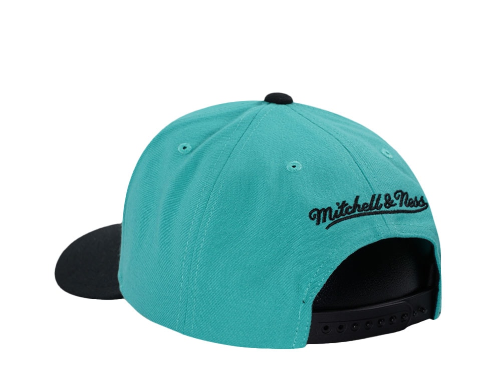 Mitchell & Ness San Antonio Spurs Hardwood Classic Pro Crown Fit Teal Snapback Gorra