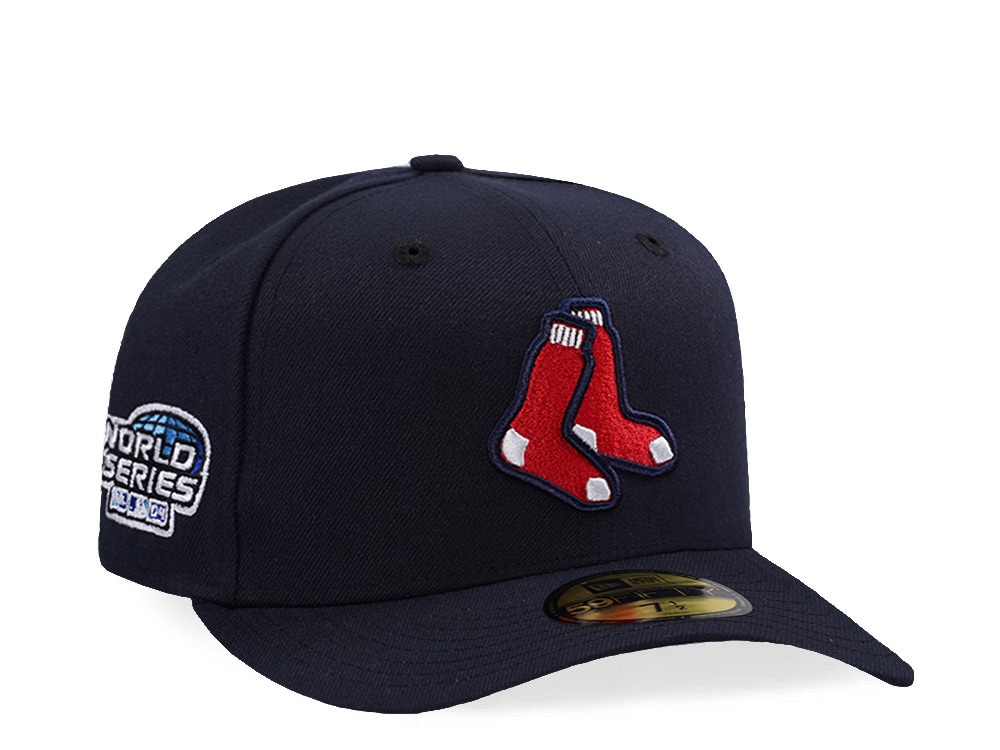 New Era Boston Red Sox World Series 2004 Navy Prime Edition Pre Curved 59Fifty Fitted Gorra