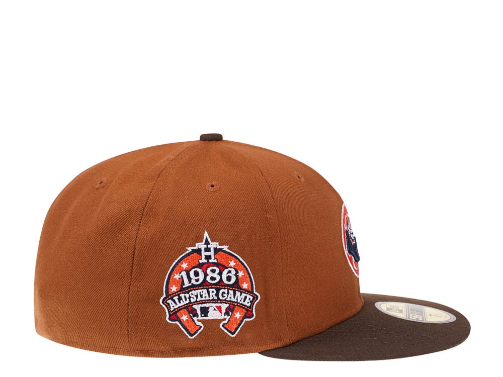 New Era Houston Astros All Star Game 1986 Bourbon and Suede Edition 59Fifty Fitted Gorra