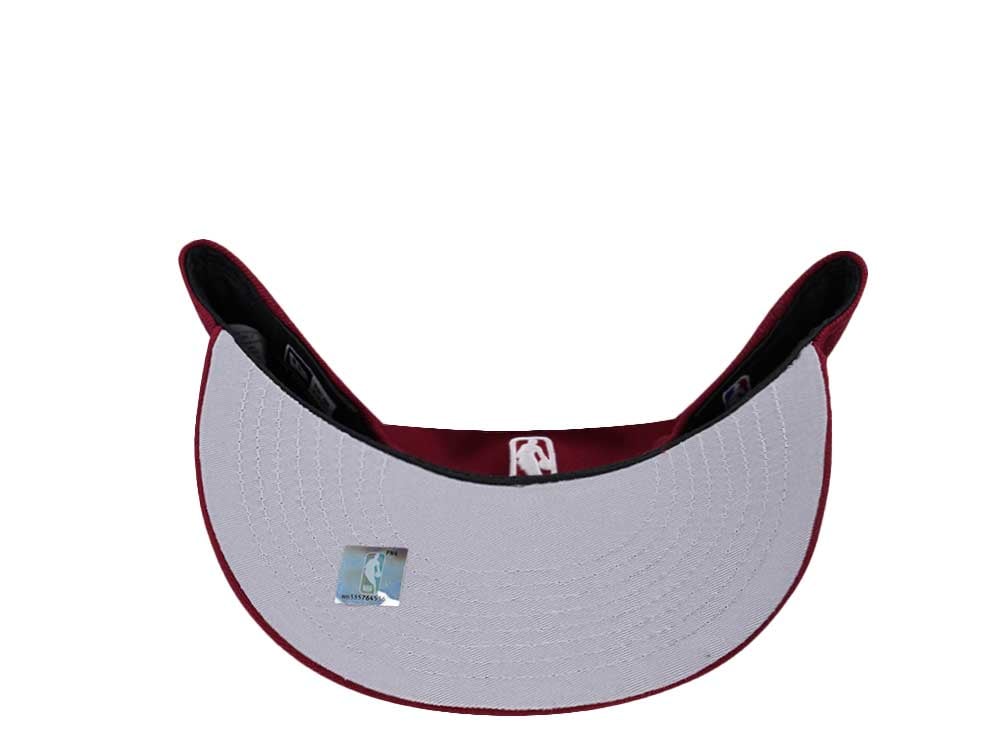 New Era Atlanta Hawks Maroon Classic Edition 9Fifty Snapback Gorra