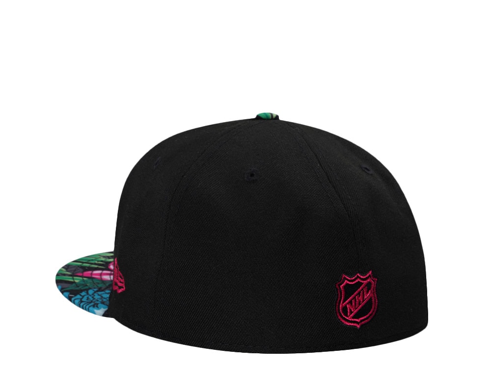 New Era Anaheim Ducks 10th Anniversary Floral Two Tone Edition 59Fifty Fitted Gorra