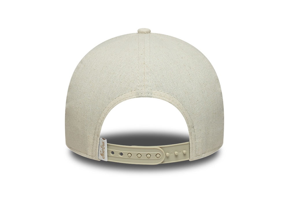 New Era Patch Stone Linen 9Forty E Frame Snapback Gorra