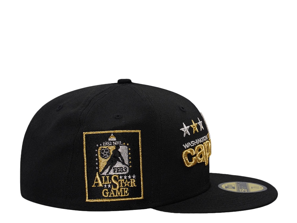 New Era Washington Capitals All Star Game 1982 Metallic Wool Prime Edition 59Fifty Fitted Gorra