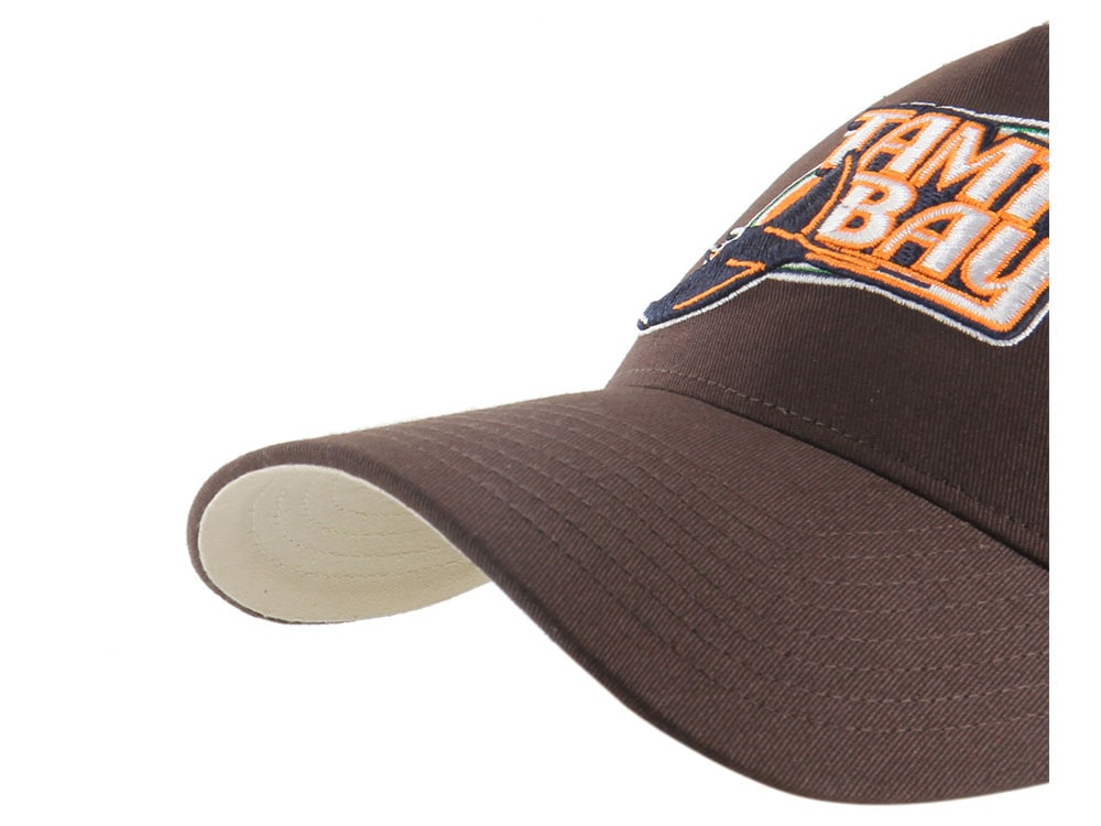 47Brand Tampa Bay Rays Cooperstwon Tropicana Field Brown Edition MVP Snapback Gorra