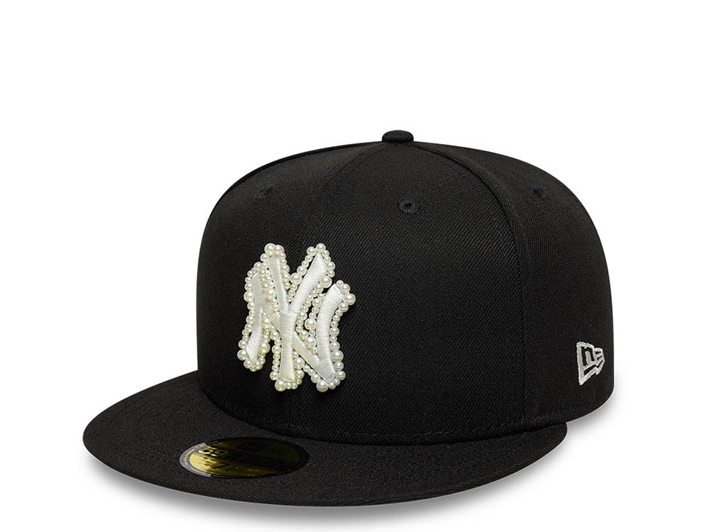 New Era New York Yankees Faux Pearl Black Prime Edition 59Fifty Fitted Gorra