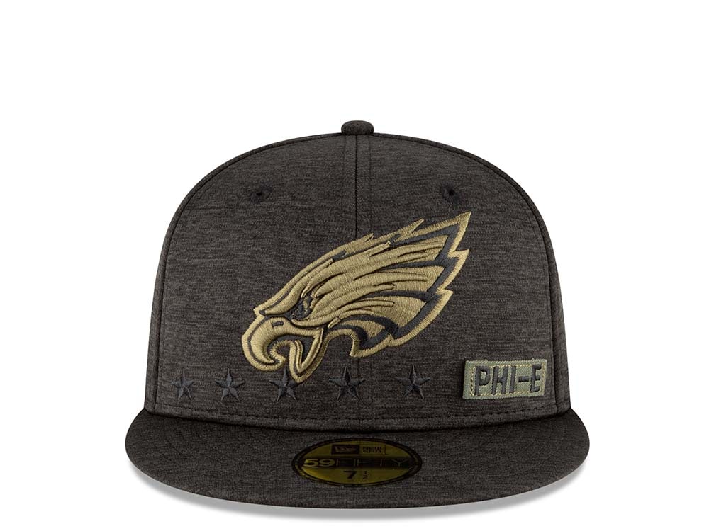 New Era Philadelphia Eagles Salute to Service 2020 Fitted 59Fifty Gorra