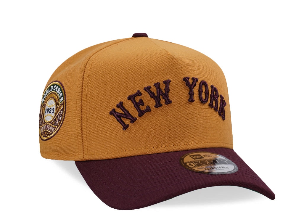 New Era New York Yankees World Series 1923 Panama Two Tone Edition 9Forty A Frame Snapback Gorra