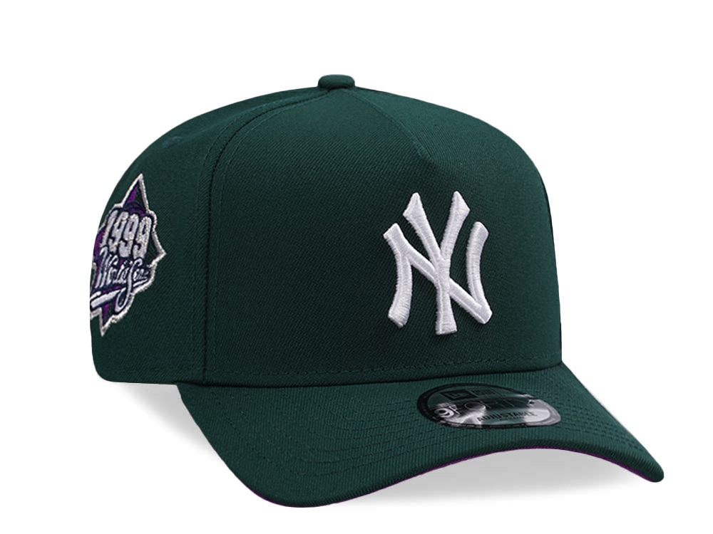New Era New York Yankees World Series 1999 Dark Green Prime Edition 9Forty A Frame Snapback Gorra