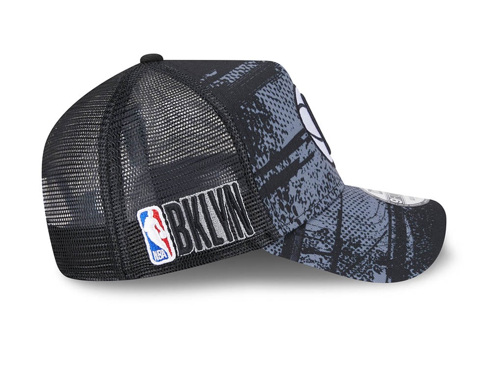 New Era Brooklyn Nets NBA Tip Off 2024 Trucker 9Forty A Frame Snapback Gorra
