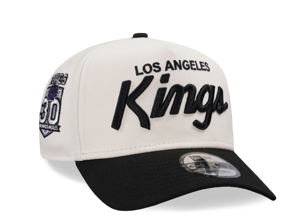 New Era Los Angeles Kings 30th Anniversary Chrome Two Tone Edition 9Forty A Frame Snapback Gorra