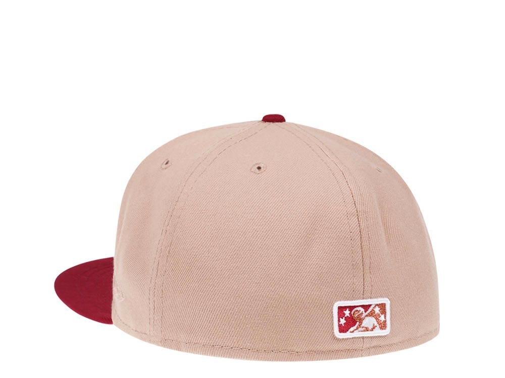 New Era Buffalo Bisons 25th Anniversary Wild Strawberry Edition 59Fifty Fitted Gorra