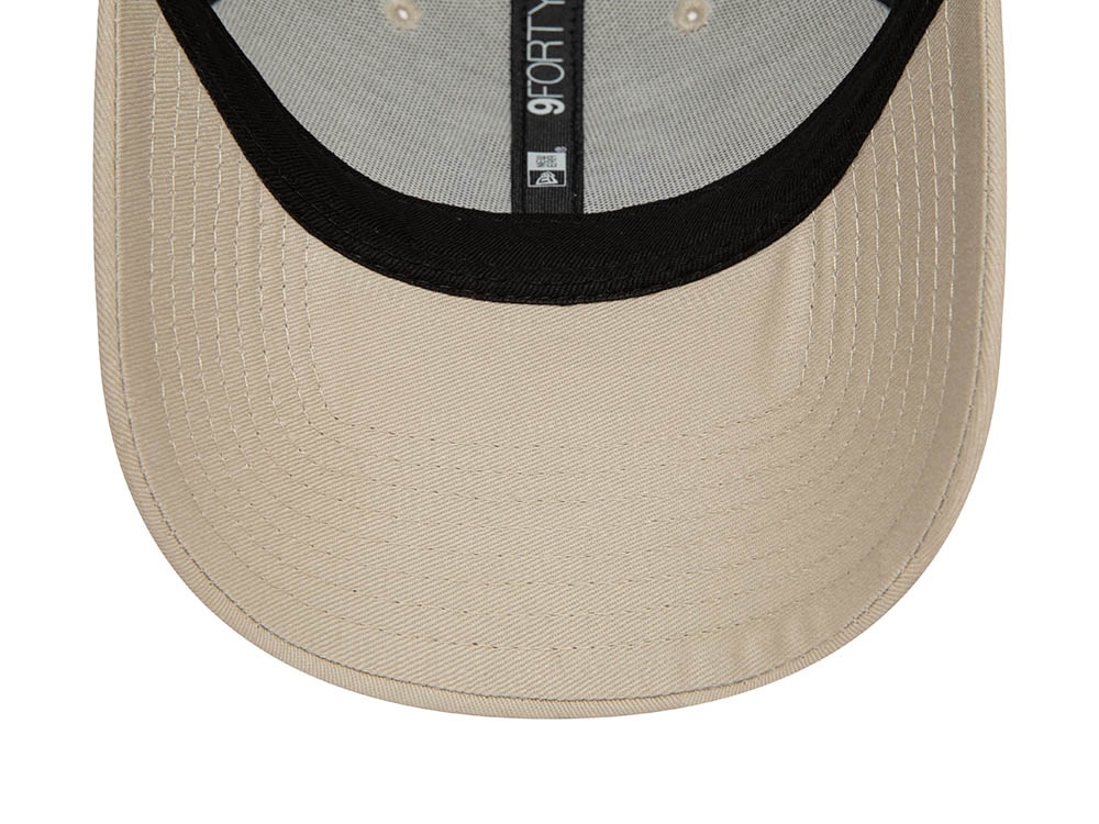 New Era New York Yankees League Essential Stone Brown 9Forty Strapback Gorra