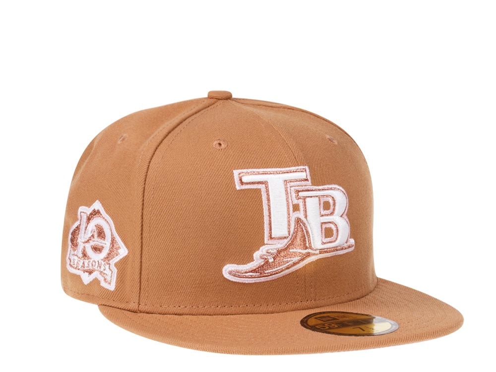 New Era Tampa Bay Rays 10th Season Sweet Gingerbread Edition 59Fifty Fitted Gorra
