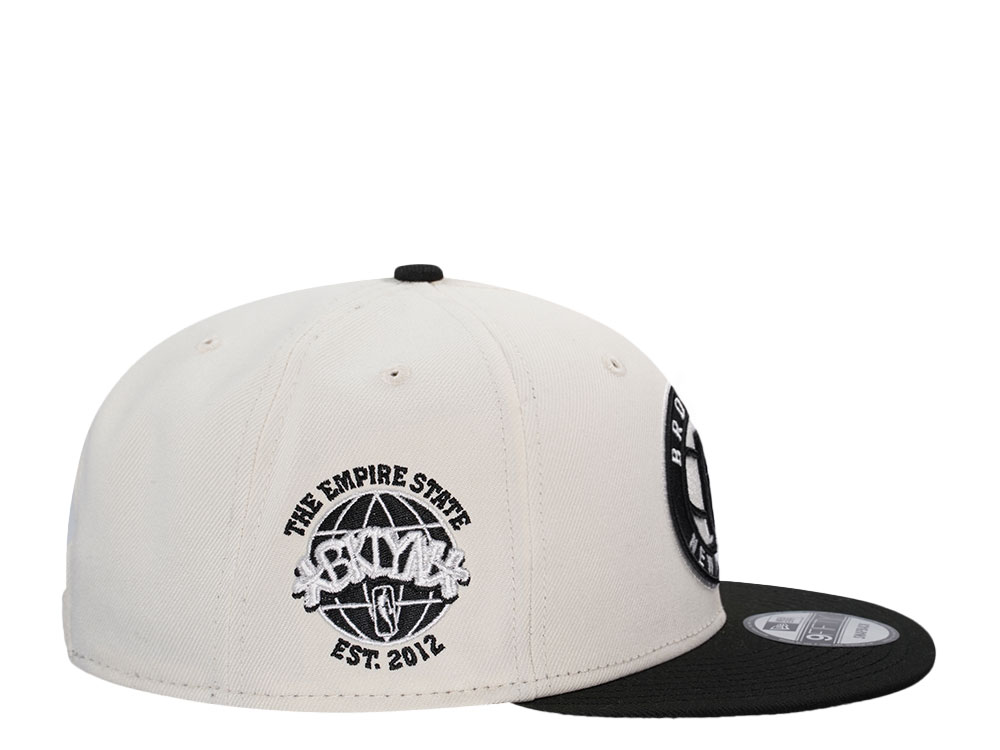 New Era Brooklyn Nets Est 2012 Chrome Two Tone Edition 9Fifty Snapback Gorra