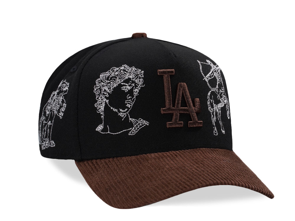 New Era Los Angeles Dodgers Mythical Black Two Tone Edition 9Forty A Frame Snapback Gorra