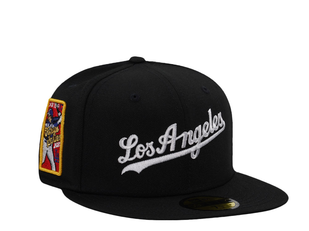 New Era Los Angeles Dodgers Tokyo Series 2025 Black Prime Edition 59Fifty Fitted Gorra