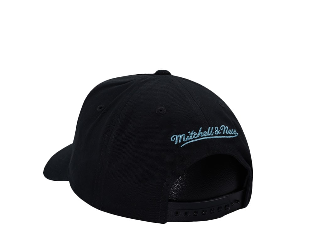 Mitchell & Ness Seattle Kraken Black Pro Pinch Fit Snapback Gorra