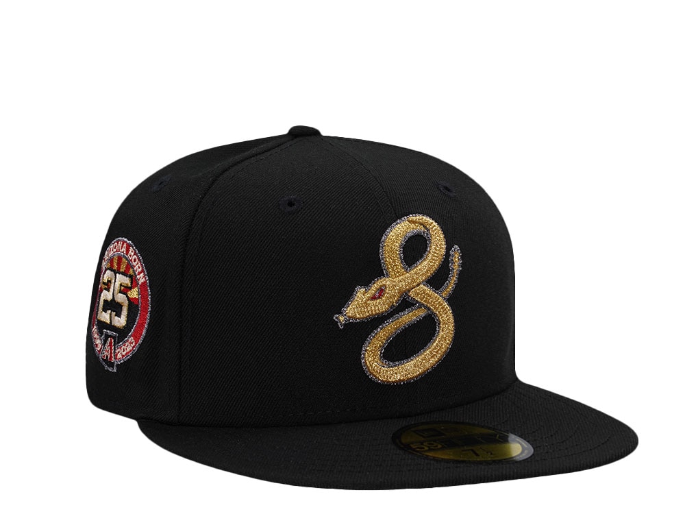 New Era Arizona Diamondbacks 25th Anniversary Serpientes Black Prime Edition 59Fifty Fitted Gorra