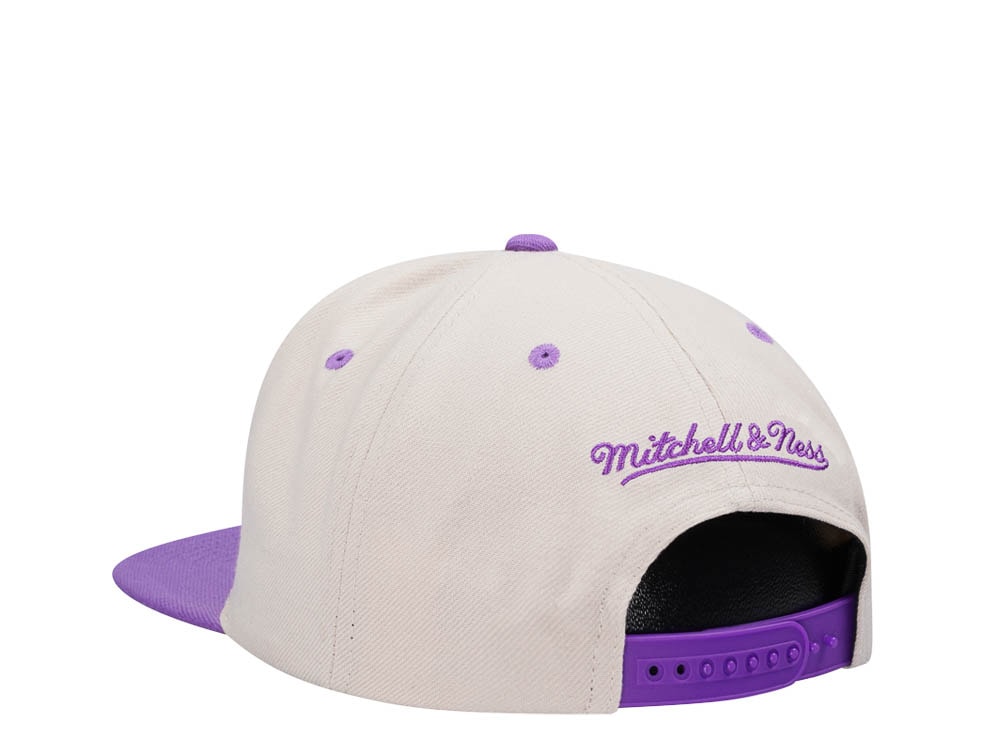 Mitchell & Ness Toronto Raptors Sail Off White Two Tone Snapback Gorra
