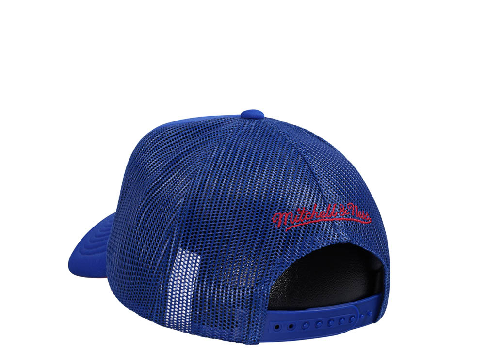 Mitchell & Ness Denver Nuggets Blue Billboard Trucker Snapback Gorra