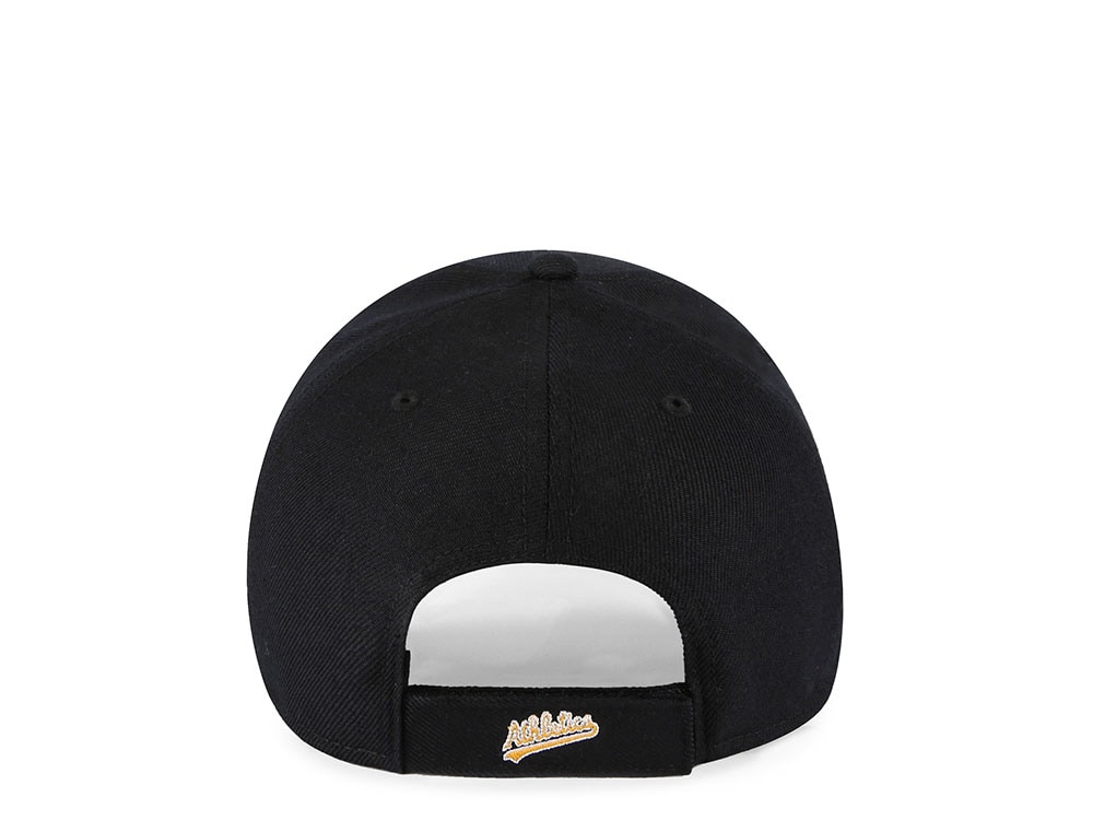 47Brand Oakland Athletics Black Classic Strapback Gorra