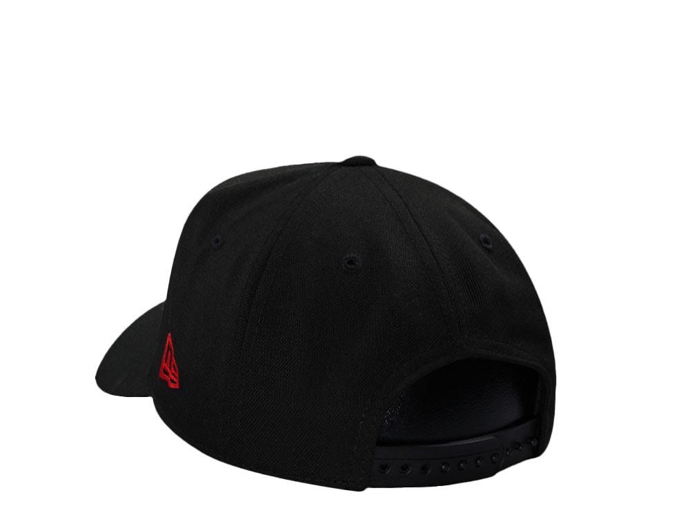 New Era Anaheim Angels 20th Anniversary Black and Red Edition 9Forty A Frame Snapback Gorra