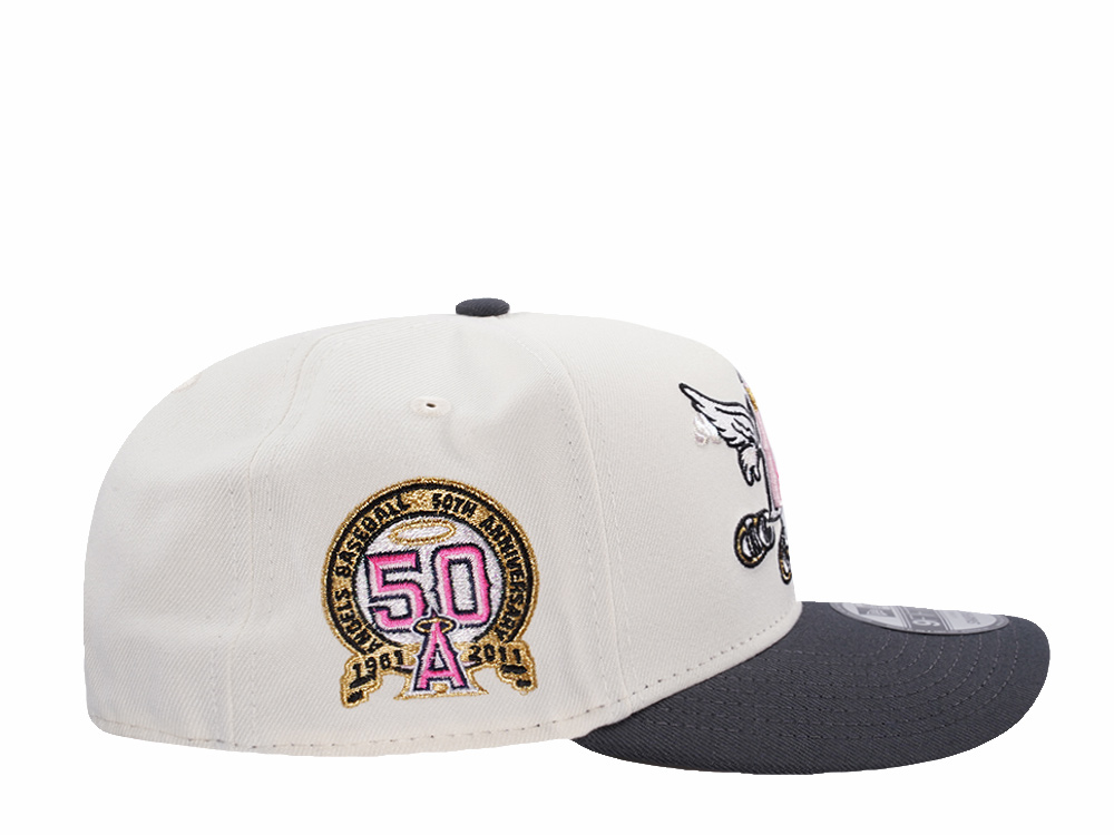 New Era Anaheim Angels 50th Anniversary Chrome Two Tone Edition 9Fifty A Frame Snapback Gorra