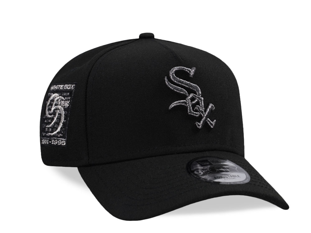 New Era Chicago White Sox 95th Anniversary Black Edition  9Forty A Frame Snapback Gorra