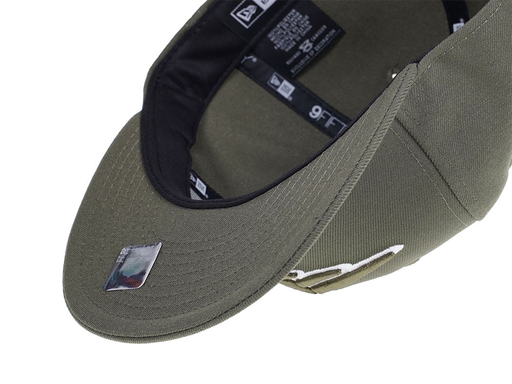 New Era New England Patriots Olive 9Fifty Snapback Gorra