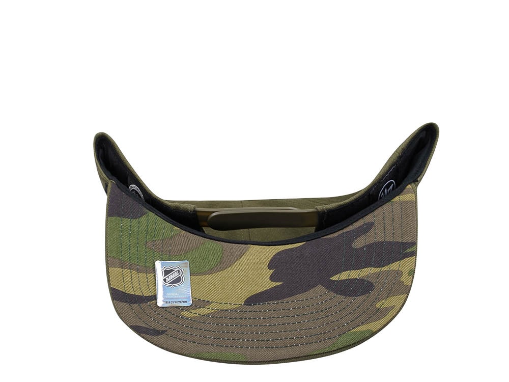 47Brand Pittsburgh Penguins Sandalwood Ballpark Camo Captain MVP Snapback Gorra