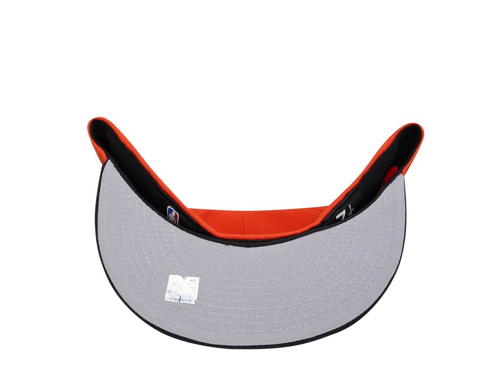 New Era Golden State Warriors Chrome Black Orange Two Tone Edition 59Fifty Fitted Gorra