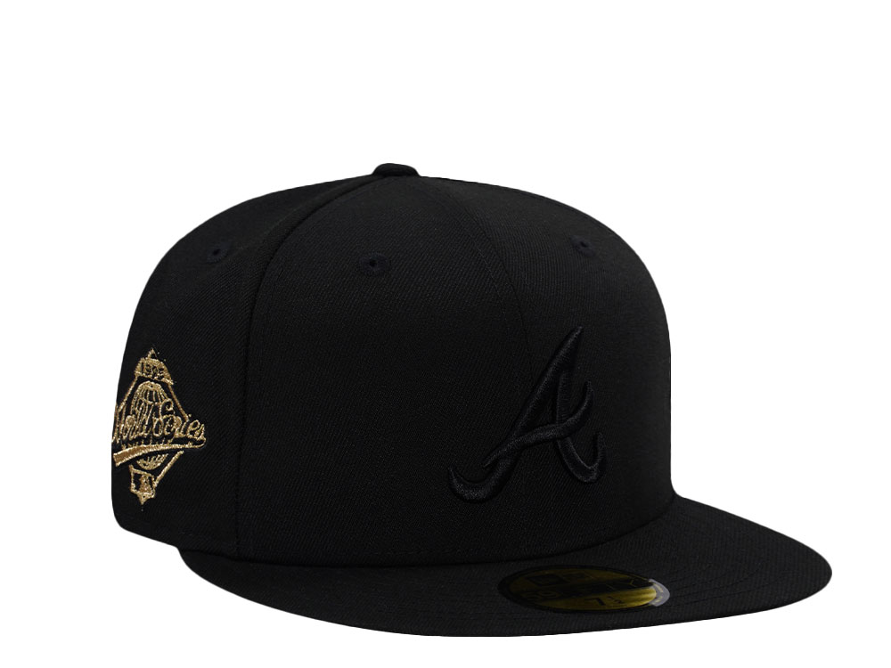 New Era Atlanta Braves World Series 1995 Black Prime Edition 59Fifty Fitted Gorra