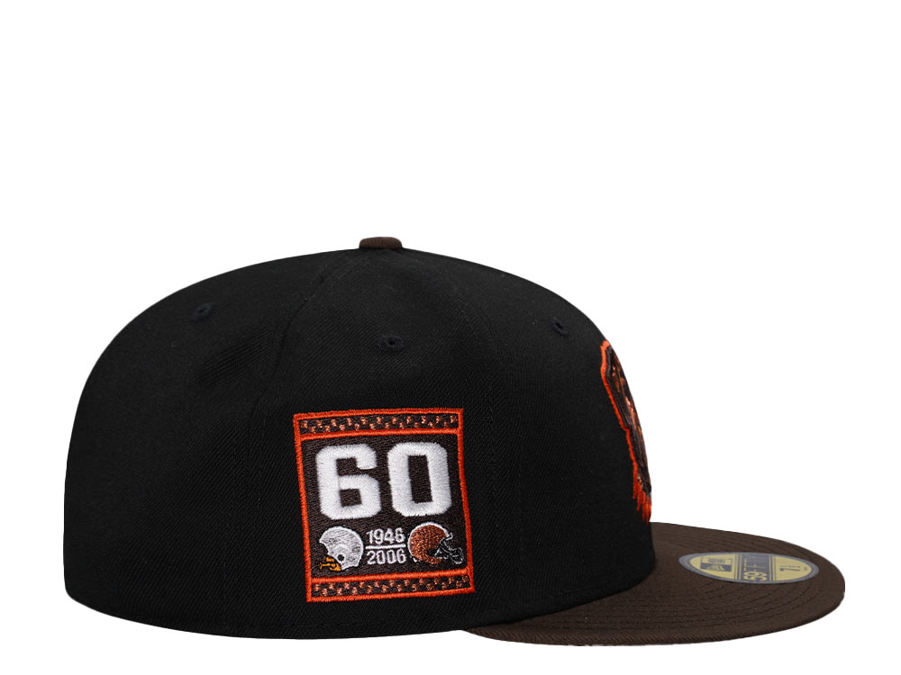 New Era Cleveland Browns 60th Anniversary Throwback Two Tone Edition 59Fifty Fitted Gorra