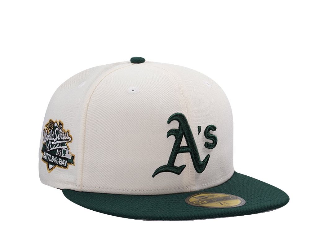 New Era Oakland Athletics World Series 1989 Chrome Two Tone Edition 59Fifty Fitted Gorra