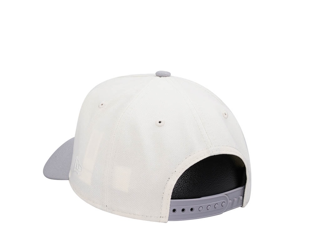 New Era Los Angeles Dodgers 100th Anniversary Chrome Metallic Two Tone Edition 9Forty A Frame Snapback Gorra