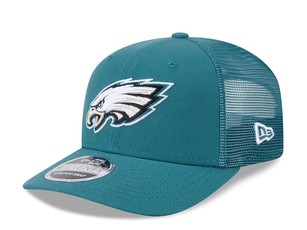 New Era Philadelphia Eagles Dark Teal Edition 9Seventy Trucker Snapback Gorra