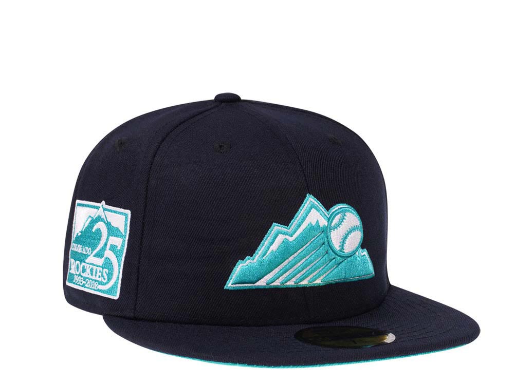 New Era Colorado Rockies 25th Anniversary Glacier Ice Edition 59Fifty Fitted Gorra