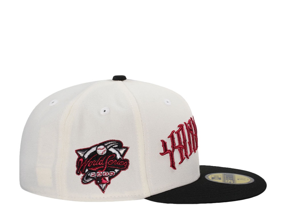 New Era New York Yankees World Series 2000 Script Chrome Two Tone Edition 59Fifty Fitted Gorra
