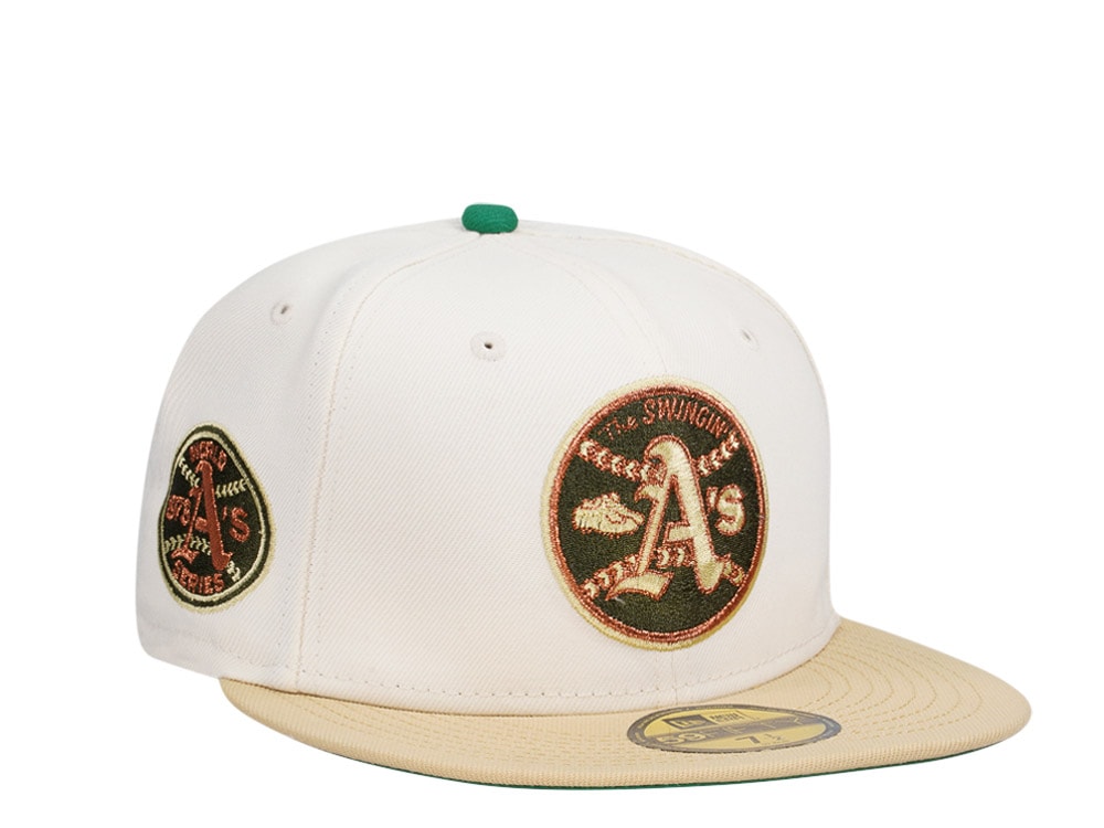 New Era Oakland Athletics World Series 1973 Sneaky Two Tone Throwback Edition 59Fifty Fitted Gorra